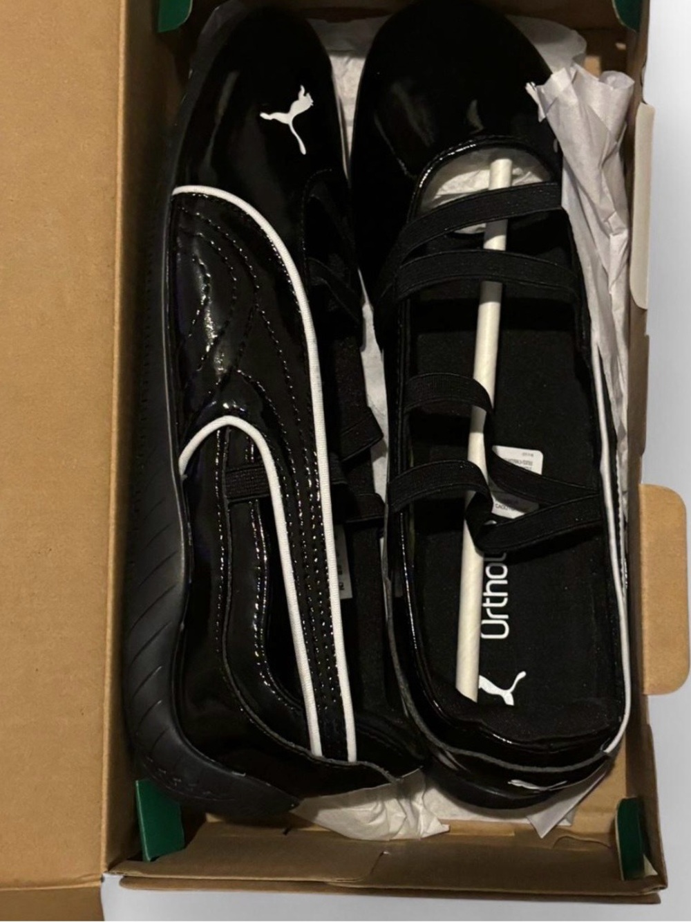 Puma Speedcat Ballet glossy black sneakers